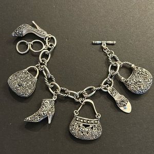 Exquisite Faux Malachite Charm